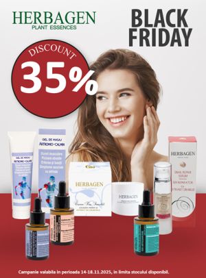 HERBAGEN 35% Reducere Black Friday 2025