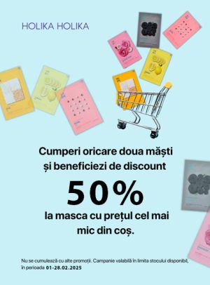 Holika 1+50% Reducere la al 2-lea Februarie