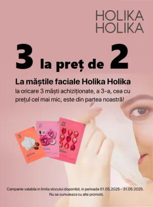 Holika Holika 3 la pret de 2 Mai