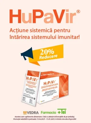Hupavir 20% Reducere Aprilie-Mai