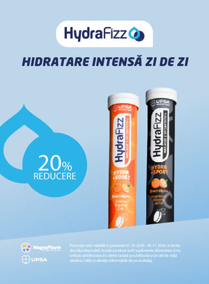 Hydrafizz 20% Reducere Octombrie-Noiembrie