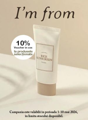 I'M FROM 10% Voucher in cos Importanta Protectiei Solare