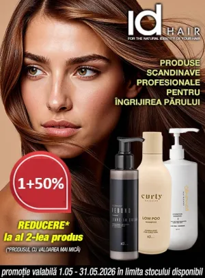 Id Hair 1+50% Reducere la al 2-lea Mai