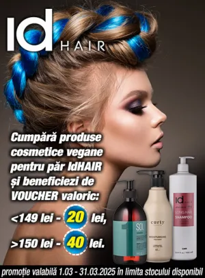 ID Hair Pana la 40 lei Voucher Martie Exclusiv Online 