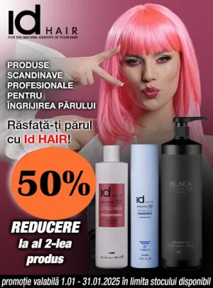 IdHair 1+50% Reducere La Al Doilea Produs Ianuarie