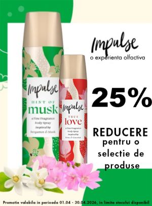 Impulse 25% Reducere Aprilie