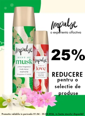 Impulse 25% Reducere Aprilie