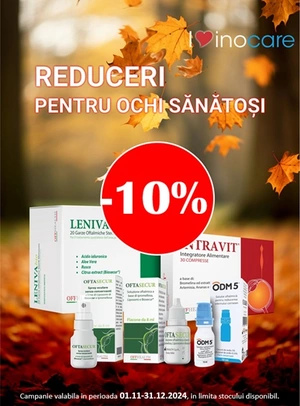 Inocare 10% Reducere Noiembrie-Decembrie