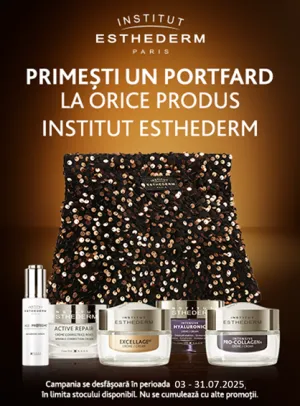 Institut Esthederm Produs Bonus Portfard Iulie