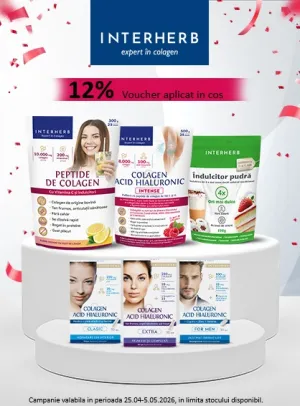 Interherb 12% Vouvher aplicat in cos Aprilie-Mai
