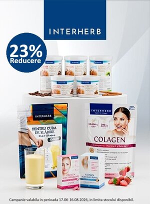 Interherb 23% Reducere Iunie-August
