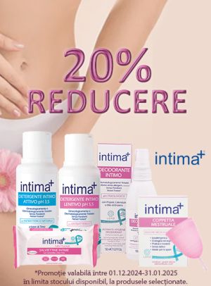 Intima+ 20% Reducere Decembrie-Ianuarie