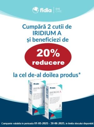 Iridium A Free 1+20% Reducere la al doilea Mai-Iunie