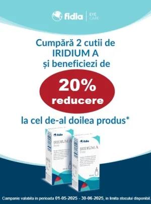 Iridium A Free 1+20% Reducere la al doilea Mai-Iunie
