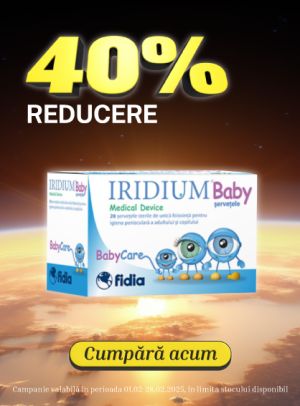 Iridium Baby 1+40% la al doilea Zorii Reducerilor