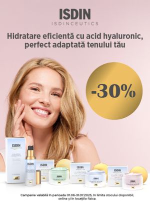 Isdin 30% Reducere Iunie-Iulie