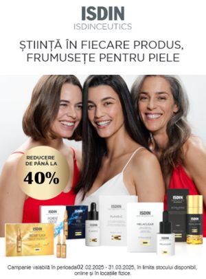 Isdin Pana La 40% Reducere Februarie-Martie