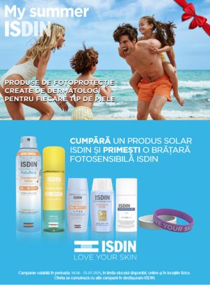Isdin Produs Bonus - Bratara - Iunie-Iulie