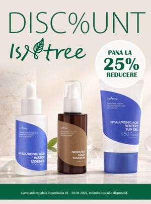 Isntree Pana La 25% Reducere Aprile