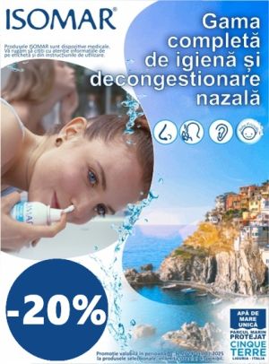 Isomar 20% Reducere Decembrie-Ianuarie