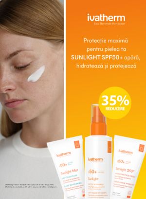 Ivatherm Sunlight 35% Reducere Importanta Protectiei Solare