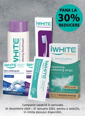 iWhite Pana la 30% Reducere Decembrie-Ianuarie