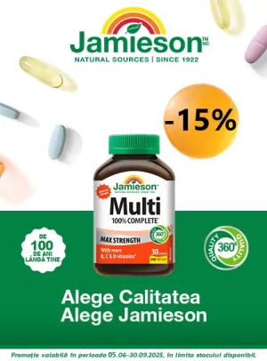 Jamieson 15% Reducere Iunie-Septembrie