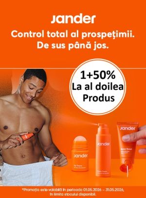 Jander Skin 1+50% Reducere Mai