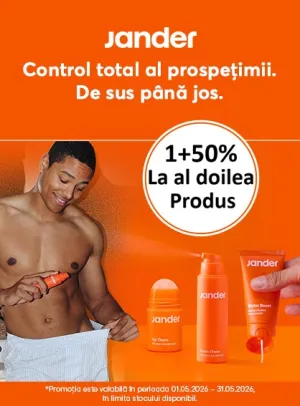 Jander Skin 1+50% Reducere Mai