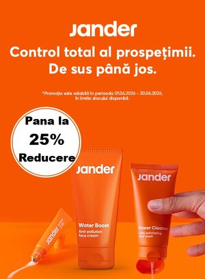 Jander Skin Pana la 25% Reducere Iunie