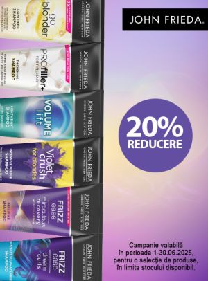 John Frieda 20% Reducere Iunie
