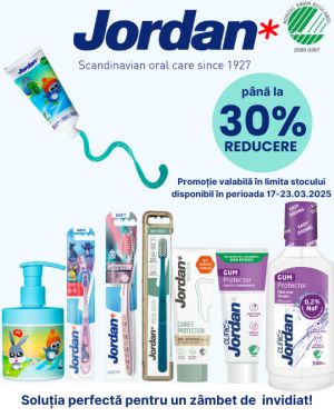 Jordan Pana la 30% Reducere Saptamana Igienei Orale