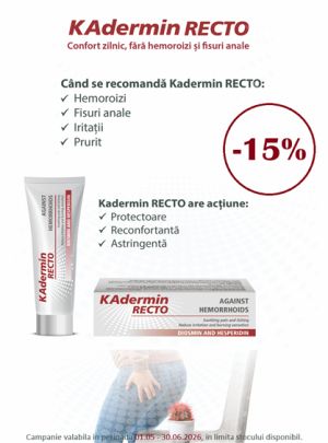 Kadermin 15% Reducere Mai-Iunie