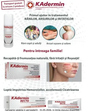 Kadermin Transport Gratuit Aprilie