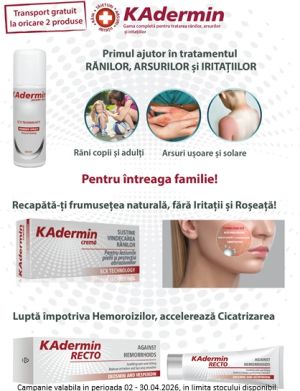 Kadermin Transport Gratuit Aprilie