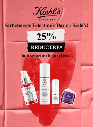 Kiehls 25% Reducere Valentines Day 