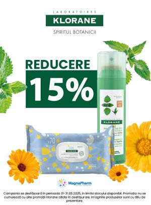 Klorane 15% Reducere Mai 