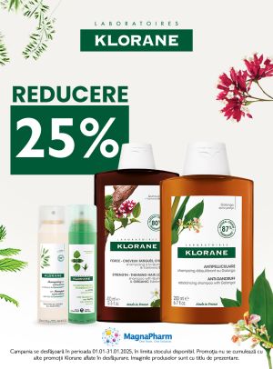 Klorane 25% Reducere Ianuarie