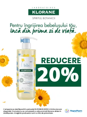 Klorane Bebe 20% Reducere Ziua Copilului