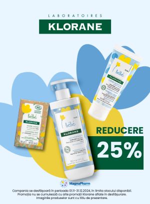 Klorane Bebe 25% Reducere Noiembrie-Decembrie