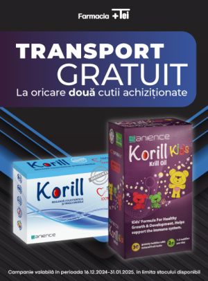 Korill Transport Gratuit Decembrie-Ianuarie