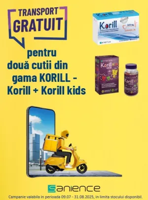 Korill Transport Gratuit Iulie-August