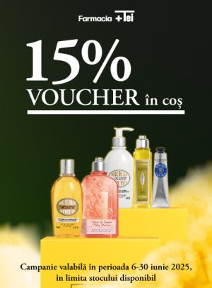 L'occitane 15% Voucher in cos Iunie 