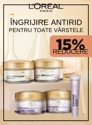 L'Oreal 15% Reducere Mai