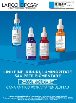 La Roche Posay 25% Reducere Mothers Day 2