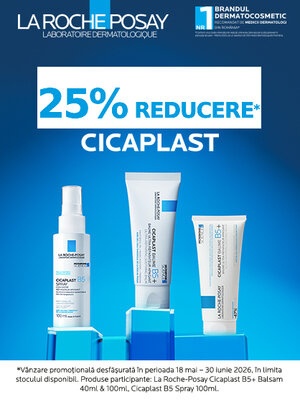 La Roche-Posay Cicaplast 25% Reducere Mai-Iunie