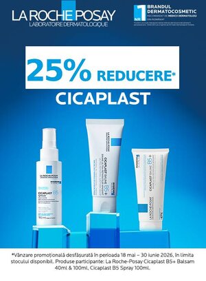 La Roche-Posay Cicaplast 25% Reducere Mai-Iunie