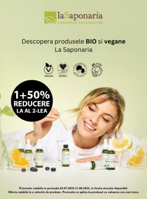 La Saponaria 1+50% Reducere la al 2-lea Iulie-August 