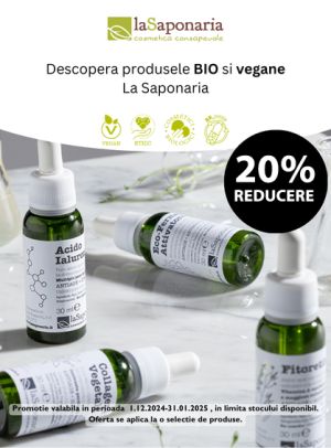 La Saponaria 20% Reducere Decembrie-Ianuarie