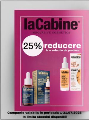 LaCabine 25% Reducere Iulie